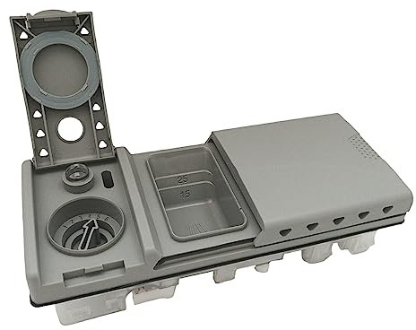 eRicambi® Elettrodosatore Dispensatore Separatore Contenitore Detersivo Eltek C/Reed Lavastoviglie, Compatibile Con Candy Bosch, Dimensioni: 200x81x54(mm) Modelli Compatibili: SGE - SGI - SRV - SRS