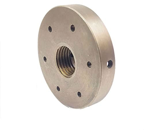 Hardware accessories 1PC M33x3.5 Cast Iron Panel Thread Woodworking Machine Flange for Woodworking Lathes, 100MM OD