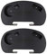 Bandeador de copa de silla de gravedad cero, bandeja de silla de gravedad cero duradera de 2 piezas, silla reclinable de playa de salón de gravedad cero con ranura de teléfono móvil, clip de gravedad