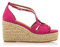 MARIAMARE Sandalias de cuña Mujer Sandalias de cuña 68483 Mujer | Sandalias de cuña Casual | Cierre con Hebilla | 57097 | Rosa