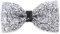 PSOWQ 1 Stück Strass Fliege Glitzer Gummiband schmales Design glänzend Kostüm, Halloween, Karneval, Fasching, Motto Party