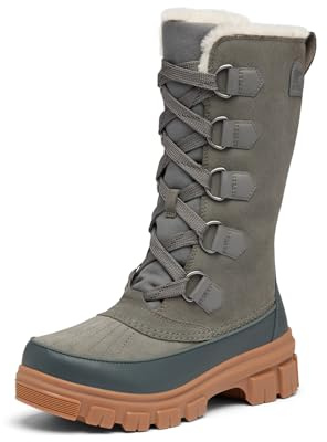 SOREL Women's Tivoli V Tall Waterproof Boot - Quarry, Grill - 7