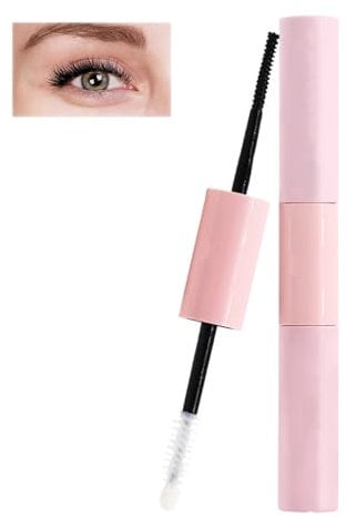 Lash Bond and Seal Cluster Lash Glue, 2-in-1 Individual False Cluster Lash Adhesive for DIY Extensions, Styling Latex Free Waterproof Sealing Mascara Stick Glue for Sensitive Eyes