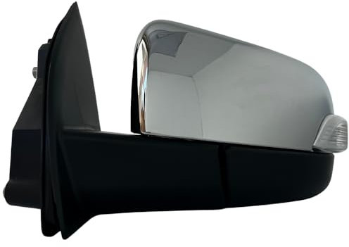 Spieg Außenspiegel Links für Ford Ranger 2011-2018 Elektrisch Verstellbar, Beheizt, Manuell Einklappbar, Blinker, Einstiegsbeleuchtung, Chrom, 7 Kabel (Fahrerseite)