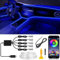 Auto LED Innenbeleuchtung,6M/5 in 1 RGB Auto LED Umgebungslicht,12V Led Atmosphäre Licht Auto mit APP Steuerung,Led Auto Innenraumbeleuchtung,Auto Atmosphärenlicht