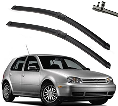 Juego de escobillas para limpiaparabrisas de Ventana Delantera de Coche de 2 Piezas, para VW, para Golf MK4 IV R32 2002 2003 21+19 Escobillas de limpiaparabrisas
