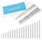 Giantree 360Pcs 6-23MM/0.24-0.91IN Watch Band Link Cotter Pin Assortment, Watch Pins, Stainless Steel Watch Bracelet Pin, Watch Band Pins for Watch Band Repair Kit Dia. 0.9MM/0.04IN