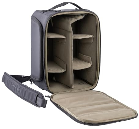 PGYTECH Kamera Einsatz Bag S, Gepolsterte Tasche mit Seitenzugriff | Objektivtasche, Anpassbare Trennwände, Abnehmbarer Schultergurt, Schneller Seitenzugriff, Spritzwassergeschützt