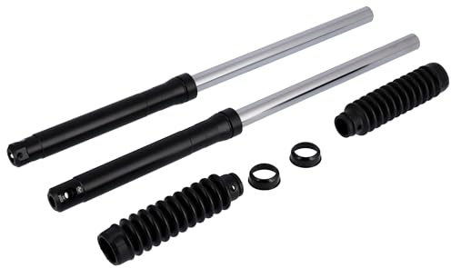 Set: Telegabel für Trommelbremse, Schwarz - Simson S50, S51, S53, S70, S83
