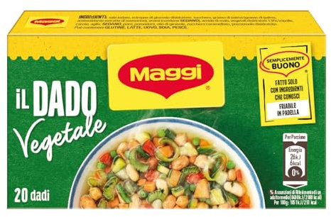 MAGGI Dado Vegetale preparato per Brodo, 20 dadi 200g