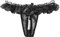 Womens Lace Open Crotch Thong Massage Pearl Transparentes Höschen Sexy Unterwäsche Für Damen Sexy