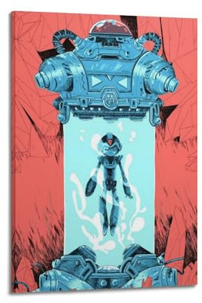 STFHRTFGGH Videospiel-Poster, Mega Man X, dekoratives Gemälde, Leinwand, Wandposter und Kunstdruck, moderne Familienschlafzimmer-Dekoration, Poster, 60 x 90 cm