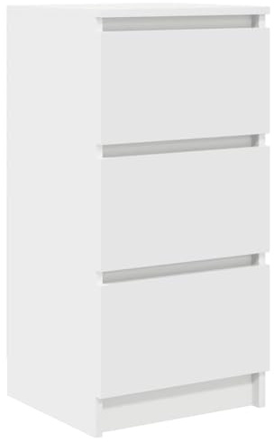vidaXL Sideboard Weiß 37,5x35x76 cm Holzwerkstoff