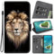 Ucikov Case for Apple iPhone 13 Mini, Leather Flip Case Cover with Animal or Flower or Butterfly Design Shockproof Purse Pocket for Apple iPhone 13 Mini, Colourful -20