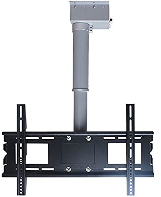 IUokLU Soporte de Pared para TV motorizado Ajustable para Techo Giratorio e inclinable 360° hasta 40 kg 400 x 400 mm,