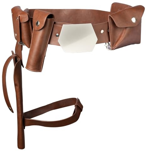 Novanime Halloween-Gürtel mit Blaster-Holster, Cosplay-Kostüm, Erwachsene, Herren, Halloween-Requisiten-Zubehör