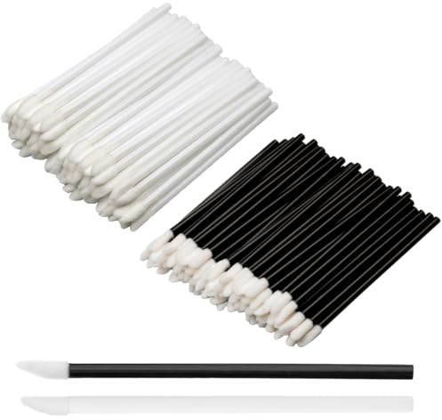 400 Einweg-lippenpinsel, 3 Zoll, Abgewinkelt Make Up Lippenstift Pinsel, Applikator für Lippenstift, Lipgloss und Concealer, Lippenapplikator Werkzeug für Das Tägliche Make-up