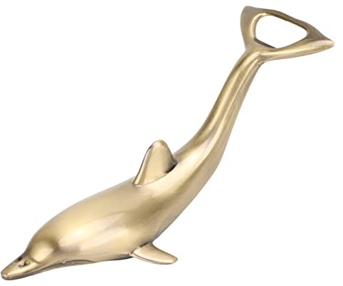 Niiyen Flaschenöffner, exquisiter Delphin-Formöffner, rostbeständiger, rutschfester Korkenzieher, kleiner Flaschendosenöffner