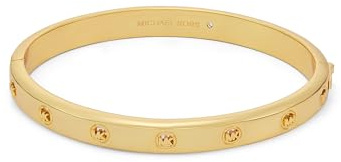 Michael Kors Damen Armband aus Messing mit Druckknopfverschluss