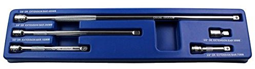 US PRO 5 Piece 3/8 Dr Extension Bar Set 4150