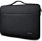 DOMISO 14 Pouces Imperméable Housse Sac de Protection Ordinateur Portable Sacoche pour Ultrabook/Netbook/Chromebook/Apple/HP 14 / Lenovo Yoga 520 Ideapad/ASUS/Acer, Noir Brillant