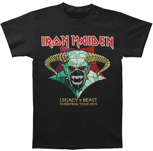 Rock Off Iron Maiden 'Legacy of The Beast Tour' T-Shirt (2 Extra Large) Black