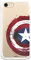 iPhone 7 Case - iPhone 8 - iPhone SE 2020 Official Marvel Captain America Shield Clear Protect Your Phone Case for Apple Flexible Silicone Case Officially Licensed by Marvel