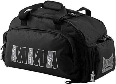 METAL BOXE Sac A DOS MMA - Sac à DOS Avec Bretelles ou Sac Classique Avec poignées et bandoulière. Noir FR: Taille Unique (Taille Fabricant: Taille Unique)