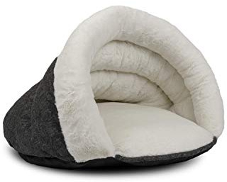 TrendPet LunaSuite Kuschelbett für Katzen oder kleine Hunde (Beige)