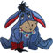 Disney Winnie The Pooh Eeyore Patch Embroidered Badge Iron On Sew On T Shirt Bag