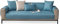 VanderHOME Sofabezug L/U Form/Ecksofa 3/2/1 Sitzer，Sofabezug Wasserdicht, Sofa Überzug，Sofa Überwurfdecke, Sofa Schutzdecke rutschfest 90 * 180cm-Hellblau-Sitzbezug（1 PC）
