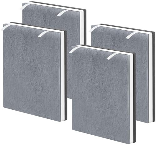 4 Pack vital 100 Replacement Filt-er Compatible with LEVOIT Vital 100 Air Puri-fier