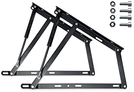 Duérmete Online - Komplettes hydraulisches Hebesystem für Sofas, mit Scharnieren, Kolben, Schrauben, Leistung 1000 NW (Betten mit 90, 105 und 120 cm)