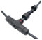 ACICS Wasserdichter Anschluss 2 3 4 5 Pin T Form IP68. Adapter Schraubverriegelungskabel Industrielle elektrische Kabelsteckerstecker (Color : 3PIN T Shape)