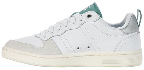 K-Swiss Damen Lozan Sneaker, White/Beryl Green/Starwhite/Silver, 42 EU