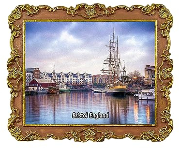 Kühlschrankmagnet Bristol England UK, 3D, Reise-Souvenir, Kühlschrank-Dekoration, magnetischer Aufkleber, Bastelsammlung