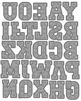 Sredwtk Buchstaben Groß Stanzschablonen Weihnachten Metall Prägeschablonen Stanzformen Schneiden für DIY Karte Sammelalbum Scrapbooking Fotoalbum Deko Cutting Dies