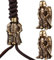 2 Stück Messing Antik Lanyard Perle Paracord Perlen Schlüsselanhänger Werkzeug Messer Perlen DIY Halskette Rucksack Anhänger Zubehör