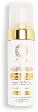 MUSC INTIME Die offizielle Marke – Intimschaum mit Strahlung – Weißer Moschus, Monoï Oriental & Vanille – reinigt sanft – getestet unter gynäkologischer Kontrolle – 84 % natürliche Inhaltsstoffe – 150