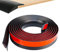 Übergangsprofil Selbstklebend, PVC Fußböden Abdeckleiste Vinyl Übergangsschiene Abschlussprofil Tür Schwellen Abschlussleisten Bodenprofil (1, Schwarz, HöhenAusgleich 10MM X Länge3M)