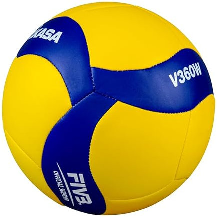MIKASA FIVB Official Size 8 Inch Indoor Volleyball, 1 Count