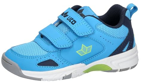 Lico Jungen Sportschuh Sportschuh Peyton V, Blau/Marine/Lemon, 38 EU