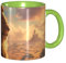 RAIZHE Tazze da caffè Re Leone Grande Tazza di Porcellana Tazze da tè in ceramica Set regalo Grande per tè Cioccolata Calda Tazza colorata Materiale
