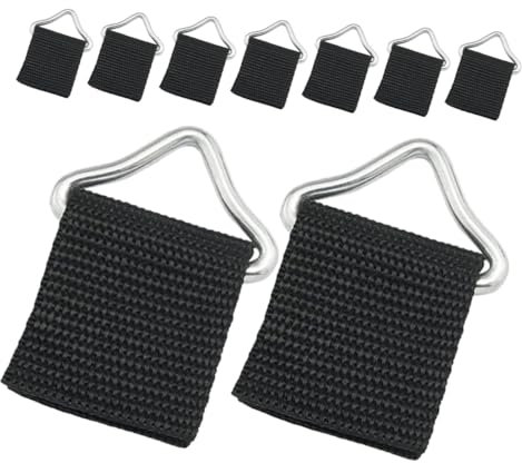 TOGEVAL 10 Sets Trampolin Dreieck Ring Ringe Tragbare Trampolin Schnallen Austauschbare Dreieck Schnallen Dreieck Ring Schnallen Koffer Schnalle Trampolin Werkzeug DIY Schnalle