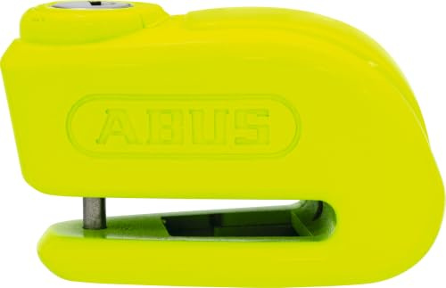 ABUS Bremsscheibenschloss 365 Trigger Alarm 2.0 - Motorradschloss mit Alarmfunktion - zur Absicherung von leichten Motorrädern und Motorrollern - mit 5 mm starkem Schließbolzen - gelb