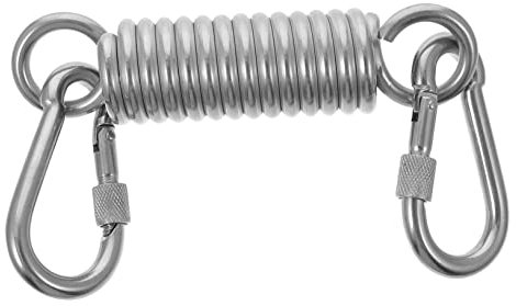GAROZATION 3 Teiliges Set Aus Langlebigen Teleskopischen Haken Für Stühle Und Schaukeln Rostfreier Federhaken Für Hängesessel Und Hängematten Vielseitige Aufhängelösungen Für Innen Und