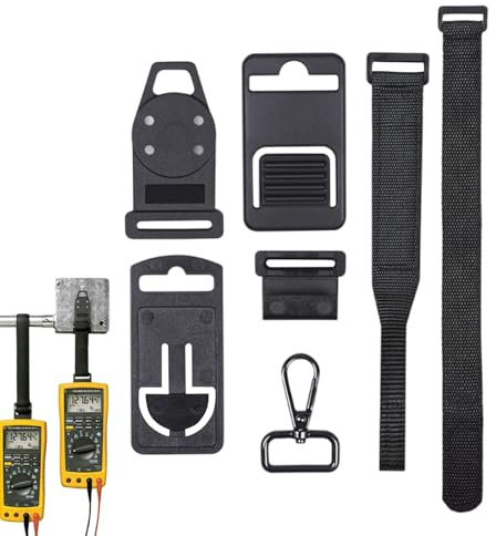 Meter-Aufhänger-Kit, Magnetband-Kit,Verstellbarer Multimeter-Aufhängegurt, Aufhänger-Clip | Leichtes Magnet-Aufhängungsband, Multimeter-Zubehör für Multimeter-Instrumente