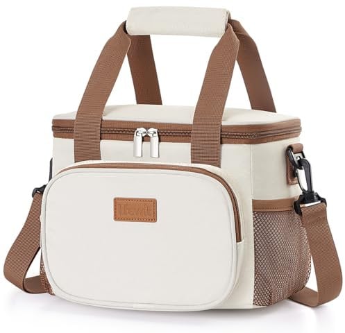 Lifewit 9L Kühltasche klein unterwegs, Isolierte Cooler Bag Lunchtasche faltbar für Herren und Damen, wasserdichte Thermotasche Umhänge für Essen, Bier, Medikamente, Arbeit, Strand, Reise, Creme