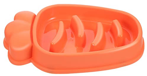 Yardwe Slow-Food-schüssel Für Haustiere Hundenapf Fütterung Slow Feeder Hundenäpfe Futtermatten Für Hunde Platte Hundematte Für Näpfe Füttern Katzenfutter Haustierfuttermatte Pp Orange