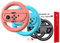 Anoowkoa 2 Pack Steering Wheel for Nintendo Switch 2 Model 2025,Grip Handle Accessories compatible with Switch 2 Mario Kart(Orange and Blue)